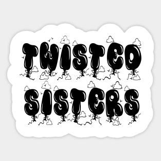 Balloon Clouds - Twisted Sisters Sticker